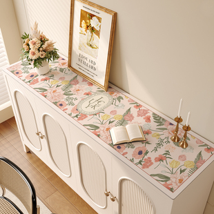 快速发货美式 轻奢高级感可裁 餐边柜桌垫免洗防水桌面垫2I025新款