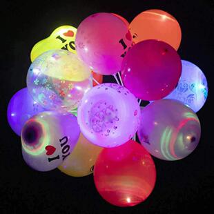 儿童小玩具发光气球卡通手持气球便宜地摊夜市地推小孩玩具