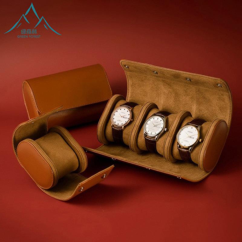 收纳手表盒机械表防护防尘名表皮质表包123位旅行便携手表包