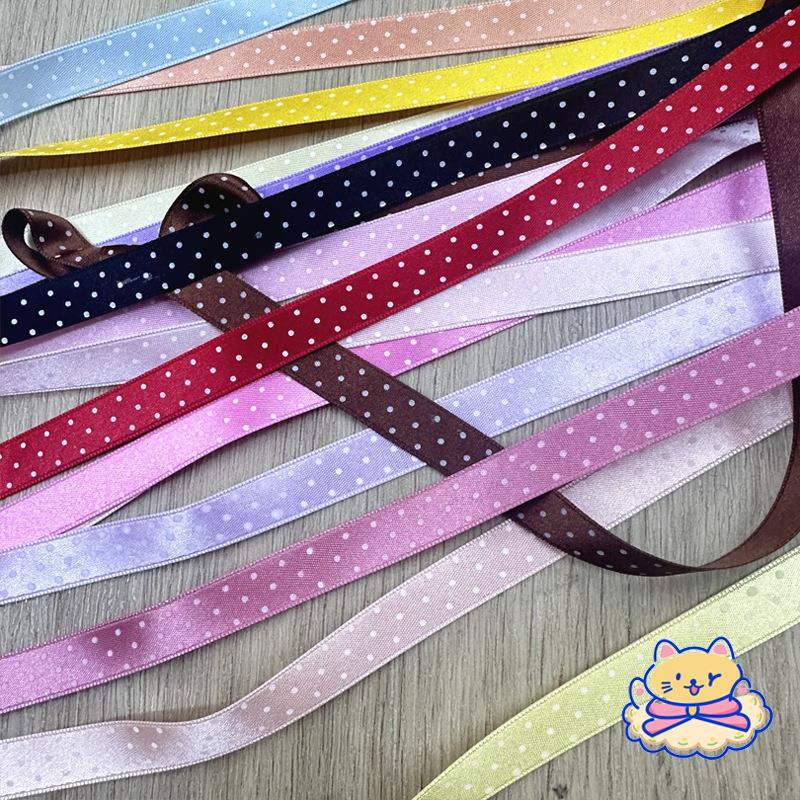 双面日本涤纶带单面波点亮光带手工diy发饰蝴蝶结材料娃衣配饰