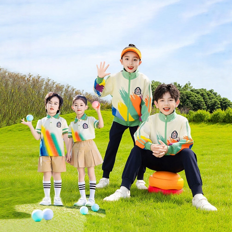 班服小学生校服儿童运动会开幕式服装春秋幼儿园园服一年级三件套