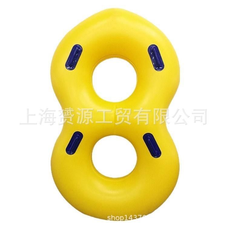 直销充气水上耐高温皮筏圈水上乐园专用皮筏艇泳圈多孔