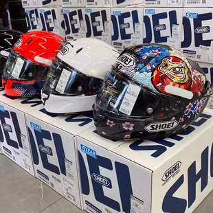 【清仓处理】SHOEI X14X15摩托车头盔本田联名红蚂蚁明红白蚂蚁机