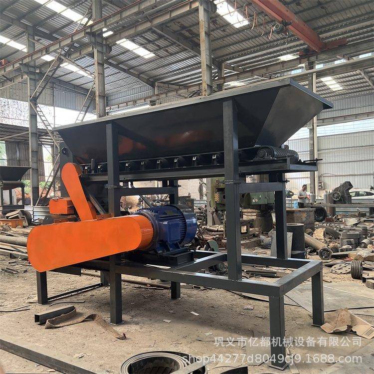 卧式硬土块粉土机黏土锤刀破碎机营养土刀片粉碎机耐磨锤刀