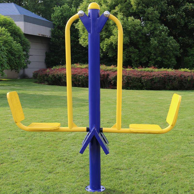 室外健身器材小区公园社区广场户外三人四人路径蹬力器双人坐蹬器