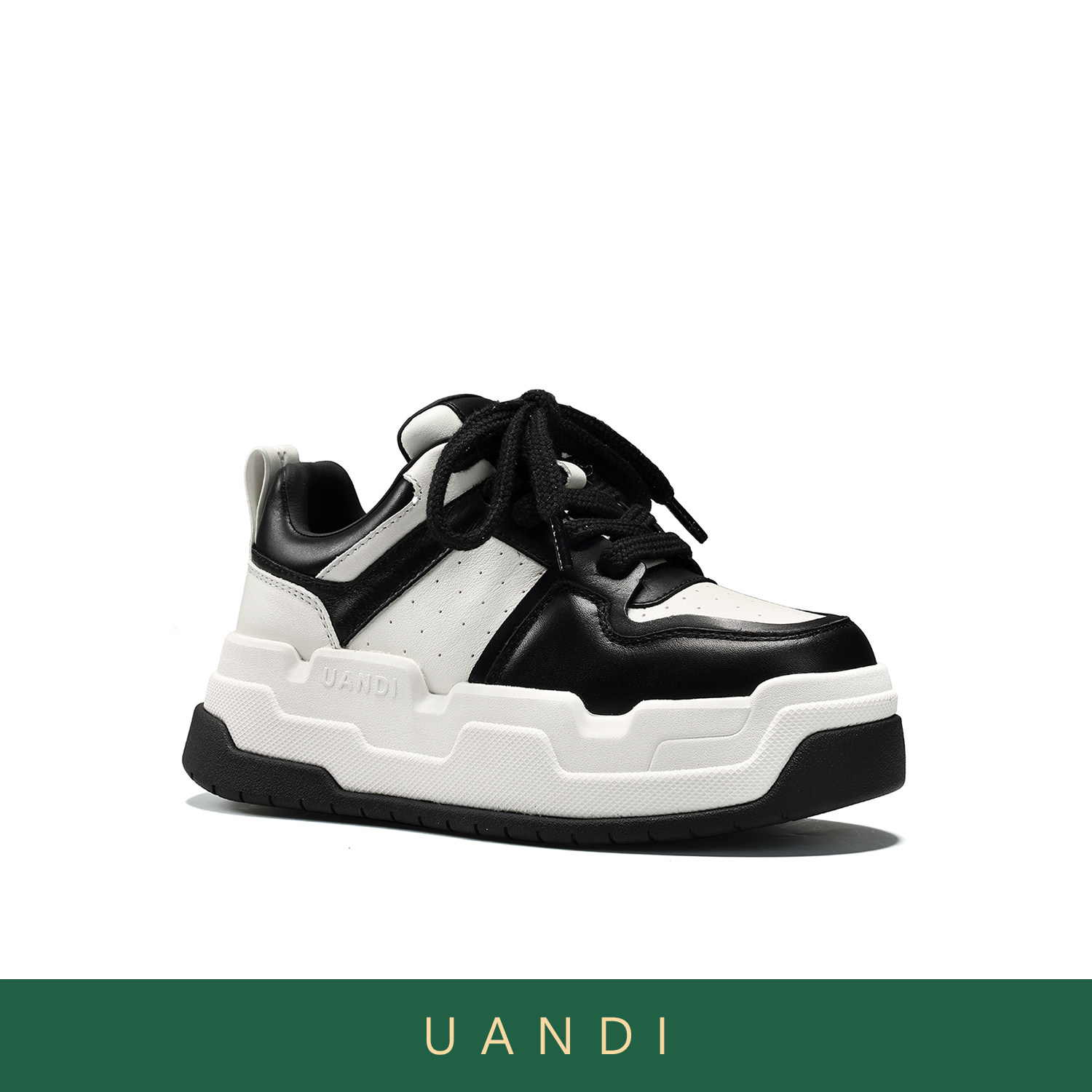 UanDi增高6CM厚底保暖板鞋女