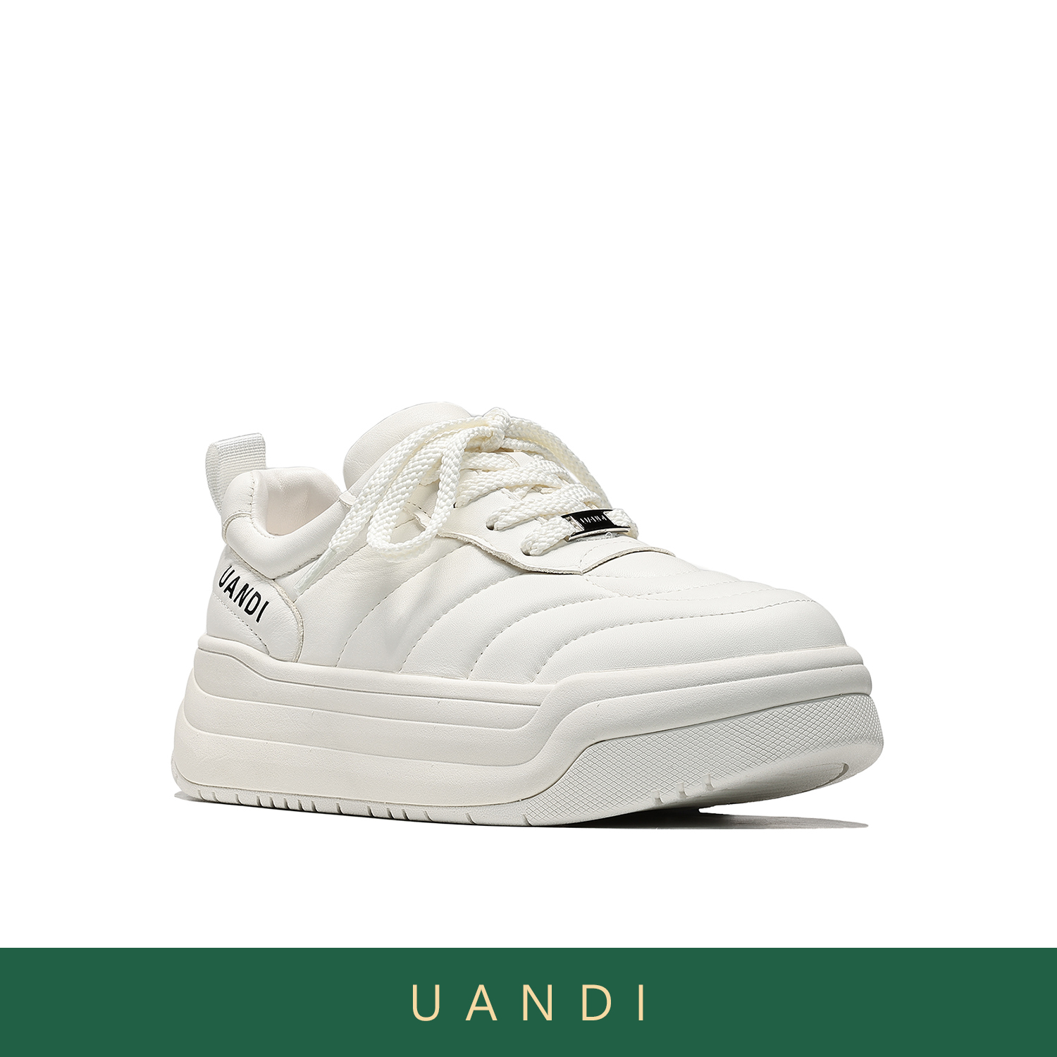 uandi增高5CM厚底休闲板鞋