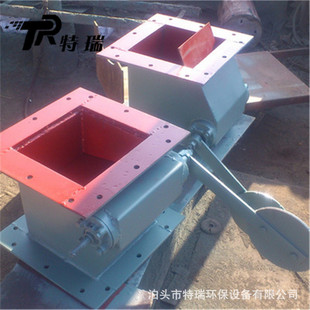 双层重锤翻板卸灰阀气动翻板阀重力锁风翻板下料器600*600棒条阀