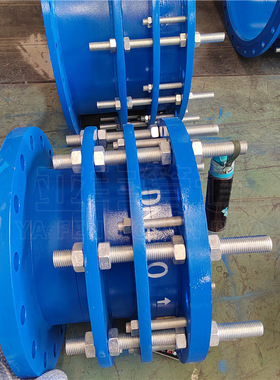 C2F型双法兰松套传力接头 不锈钢补偿接头 DN65球墨铸铁伸缩节