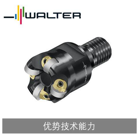 瓦尔特刀片式铣刀，M2472带圆刀片的仿形铣刀陶瓷刀片