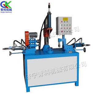 不锈钢自动卷边机圆状管端液压翻边机金属管材包边翻边一体机