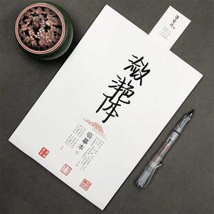 网红手写体潋滟体沫璃体字帖女生字体漂亮大气高中生飞鸟集练字帖