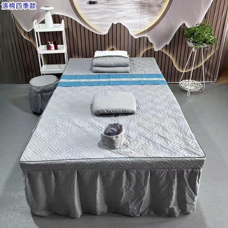 泰式按摩有洞床罩1.2s床足浴足疗美容床四件套加厚按摩床理疗床单,床上用品,床罩,淘宝优惠券,粉丝福利购,淘宝优惠卷