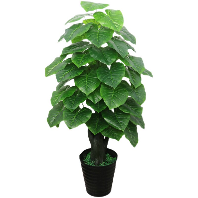 仿真滴水a观音绿萝植物盆栽塑料假树大型客厅落地装饰室内绿植盆