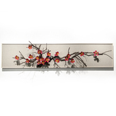 客厅餐厅卧室墙面l装 饰墙饰墙壁挂花墙上挂件创意立体壁挂装 饰