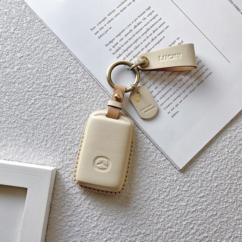 适用马自达3昂克赛拉钥匙套女阿特兹CAX4/CX8/CX5/CX30车钥匙套扣