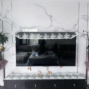 蕾丝电视柜盖布欧式高档防尘罩套桌旗茶几餐桌台布长方Y形床头柜