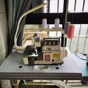 小桌子直驱家p用工业锁拷打包缝机锁边静音节能省电吃厚 迷你款