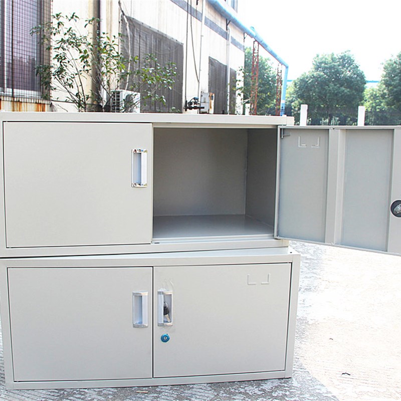 热销分体五节柜多用药品资料档案柜单G节铁皮防火文件办公储物矮