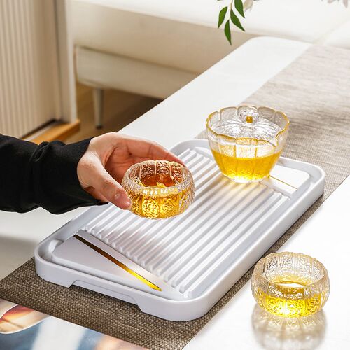玻璃功夫茶具套装家用泡茶神器耐C热盖碗泡茶器轻奢高档茶杯泡茶