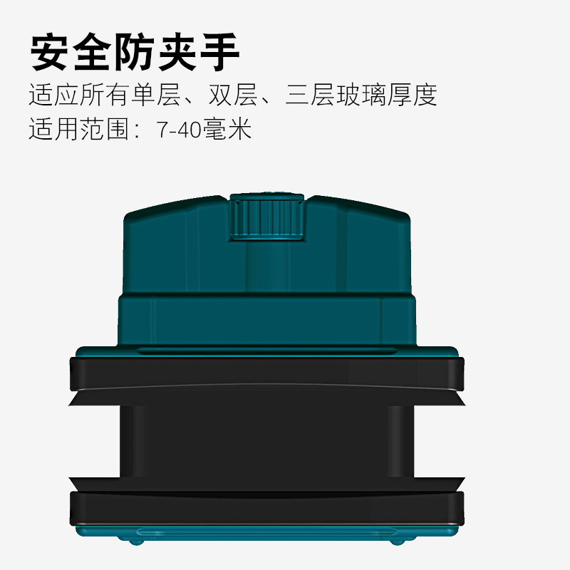 擦玻璃神器三层厚专用家r政保洁双层中空强磁刮搽双面擦家用擦窗