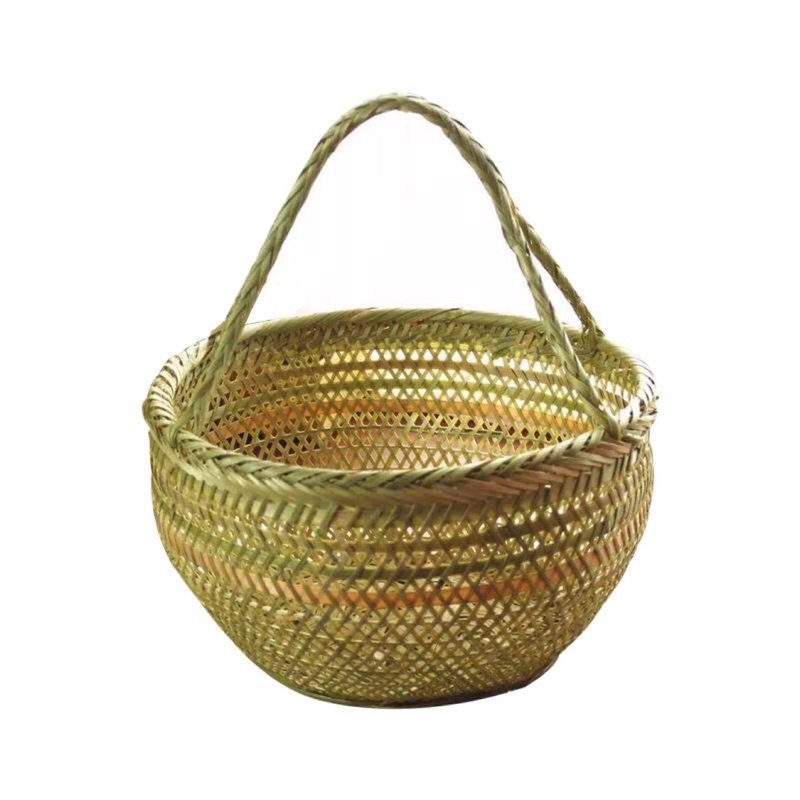 手工竹篮子竹编织手n提菜篮竹篮子鸡蛋篮水果收纳竹筐竹编竹器,收纳整理,购物篮,淘宝优惠券,粉丝福利购,淘宝优惠卷
