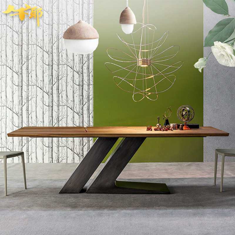 北欧个性造型实木桌公司客厅会议办公桌书桌餐厅酒店铁艺实木餐桌,农机/农具/农膜,其它农用工具,淘宝优惠券,粉丝福利购,淘宝优惠卷