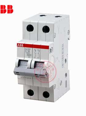 ABB低压微型断路器小型空气开关SJ202-C63物料号10175414
