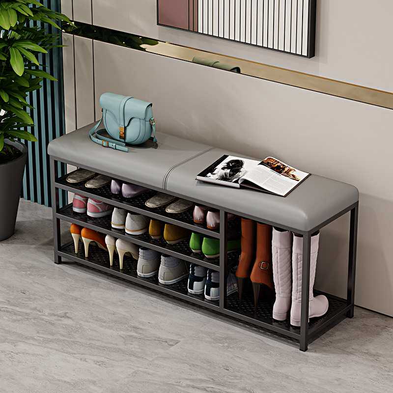 ft轻奢鞋柜家用门口坐凳一体入户可坐式简易换鞋凳小户型入门鞋架