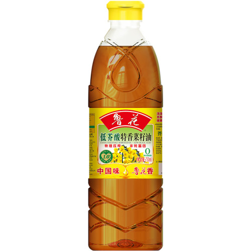 鲁花直营 鲁花低芥酸特香菜籽油750ml*1非转基因物理压榨食用油
