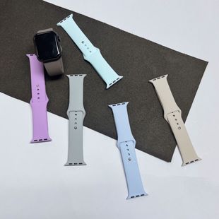 适用iwatchS10苹果手表表带S789SE硅胶表带UItra9新款男女通用