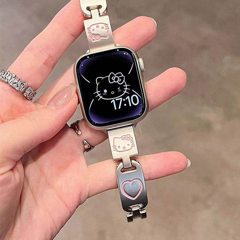 适用荣耀亲选  2i表带手镯金属KT猫表链女荣耀手表5/4腕带,手表,配件,淘宝优惠券,粉丝福利购,淘宝优惠卷