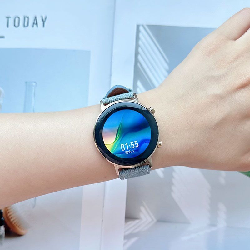 适用COROS高驰PACE3表带pace2牛仔APEX2 Pro皮革APEX二代针扣腕带