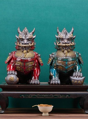 不东陶瓷风水吉祥摆件