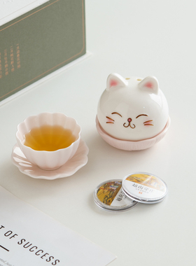 不东香薰猫桌面摆件套装