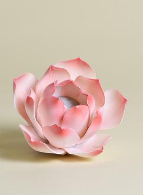 不东莲心纯手工莲花摆件