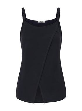 PINZ HOW原创胶囊小众设计师款高弹四面弹棉手工编织麻花背心吊带