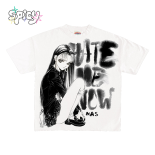 T恤 酷拽少女高街辣妹ootd亚文化街头vintage短袖 Non standard