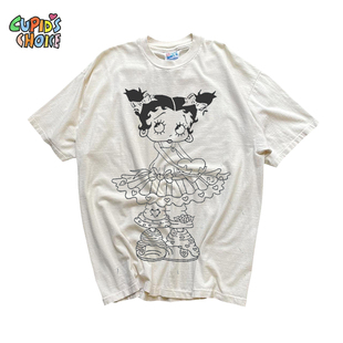 街头BettyBoop上衣朋克男女暗黑系短袖 插画师原创 standard Non