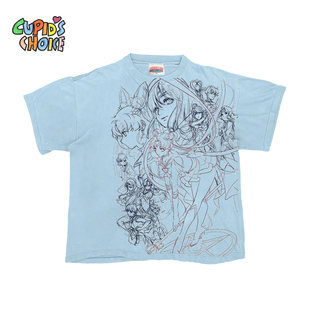 黑化少女设计感短袖 插画师原创 后朋克T恤潮 standard Non