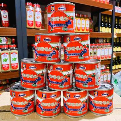 旗舰番茄沙司【梅林牌 番茄酱罐头198g*10罐 意大利面酱蘸料罗宋