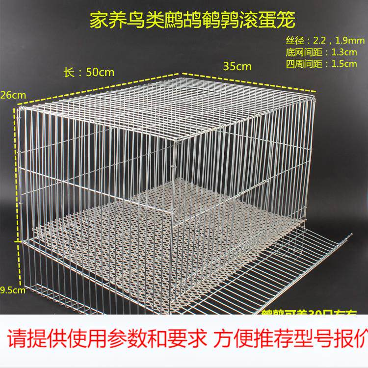 鹧鸪笼 加密肉鹌鹑鹦鹉芦丁鸡石鸡养殖笼 家养鸟类鹧鸪鹌鹑滚蛋笼