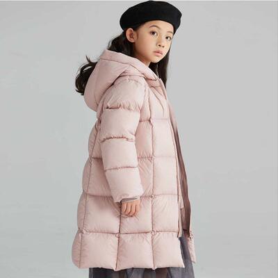 儿童羽绒服中长款过膝加厚大外套