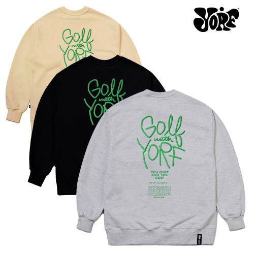 YORF GOLF 24SS秋冬卫衣高尔夫圆领套头衫男女同款