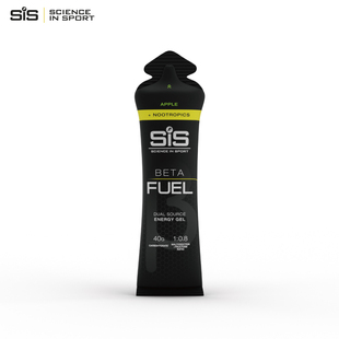 英国进口SIS能量胶BETAFUEL加强版 黑胶咖啡因200mg苹果味60ml