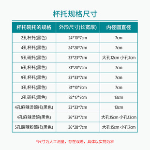 外卖杯托奶茶饮料杯托碗托外卖y箱防撒汤神器外卖餐箱送餐托盘配
