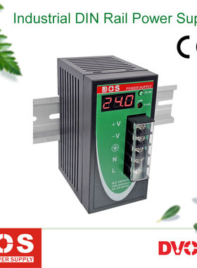 厂家直销DOS导轨式开关电源供应器可选直流数字电压显S示5V12V24V