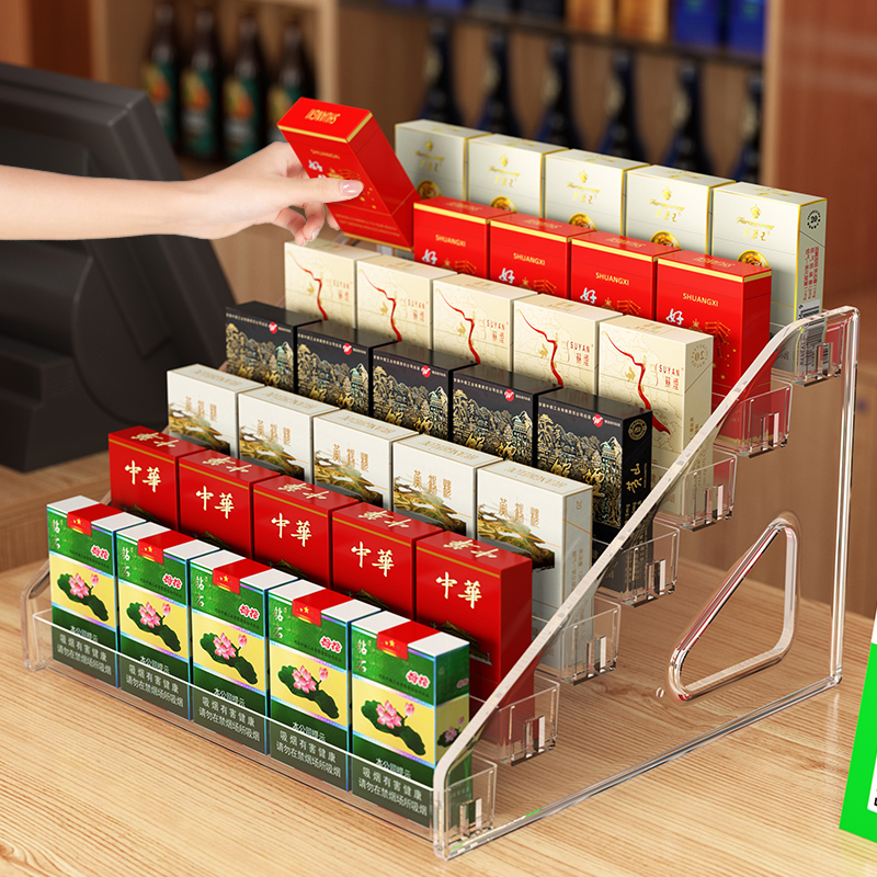 菸酒收纳a盒便利店超市多功能放香菸口香糖小货架透明压克力展示