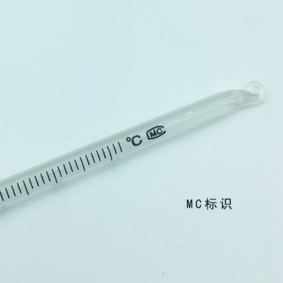 红水玻璃棒式温度计家用工农业水银温D度表温度计酒精煤油0-100度