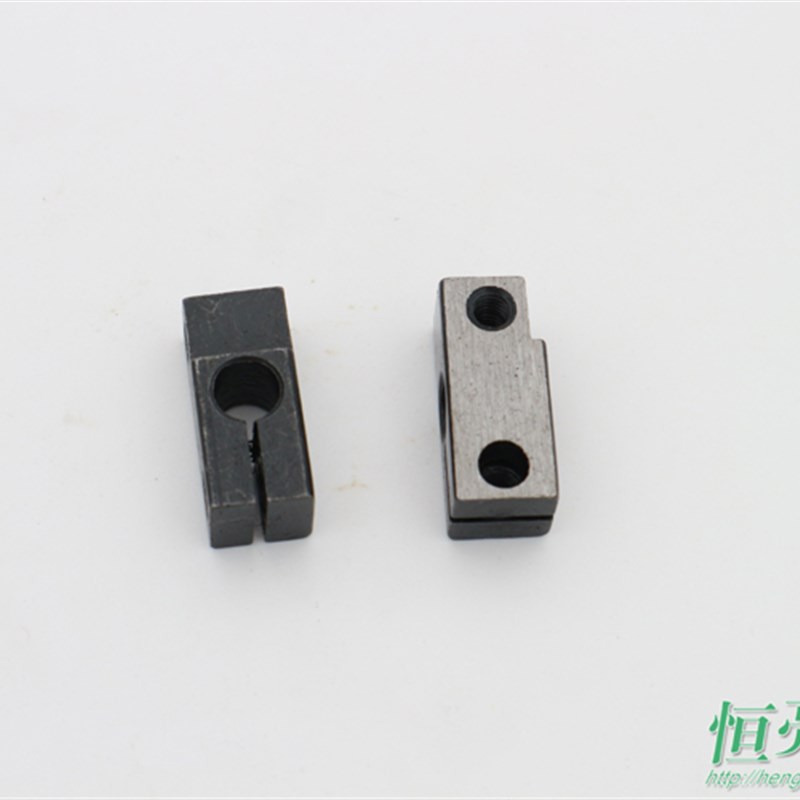 电脑绣花机配件 针杆架左右锁A夹 左右托架 锁拉杆 固定针杆架图片